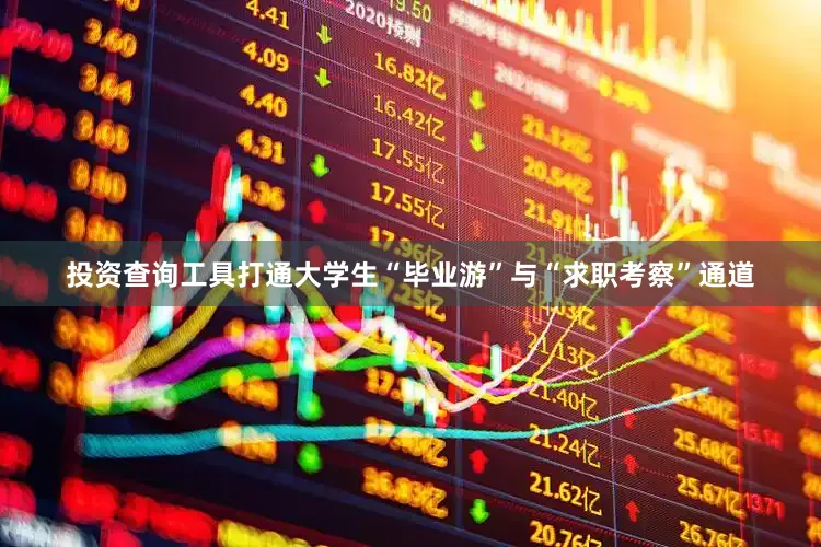 投资查询工具打通大学生“毕业游”与“求职考察”通道